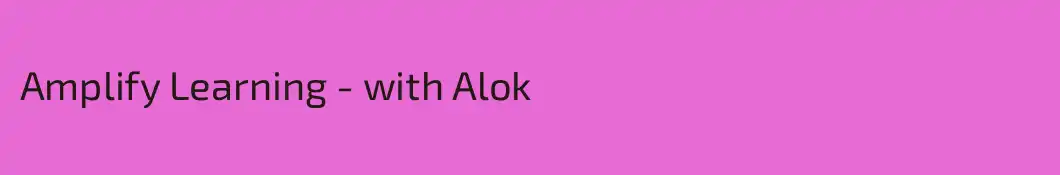 Amplify Learning - with Alok